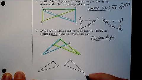 Geometry 4-7 Using Corresponding Parts of Congruent Triangles Part 1-3
