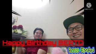 HAPPY BIRTHDAY SIR BERTO |GRABE ANG HANDA SALAMAT AT BINUSOG MO KAMI AL KHARJ FAMILY SOLID DABARKADS