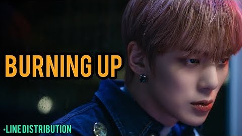 MONSTA X - BURNING UP (Line Distribution)