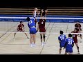 早稲田大 vs 東亜大 第２セット　大塚達宣、水町泰社、柳北悠李　＜全日本インカレ2022＞＜男子バレーボール＞