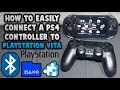 Connect Any PS4 Controller To PS Vita! (Bluetooth) 2020 Guide!