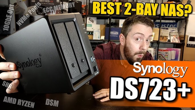 Synology DS923+ 4-Bay Diskstation NAS (AMD Ryzen™ 4 Threads R1600 Dual-Core  4GB Ram 2xRJ-45 1GbE LAN-Port) 16TB Bundle with 4X 4TB WD Red Plus