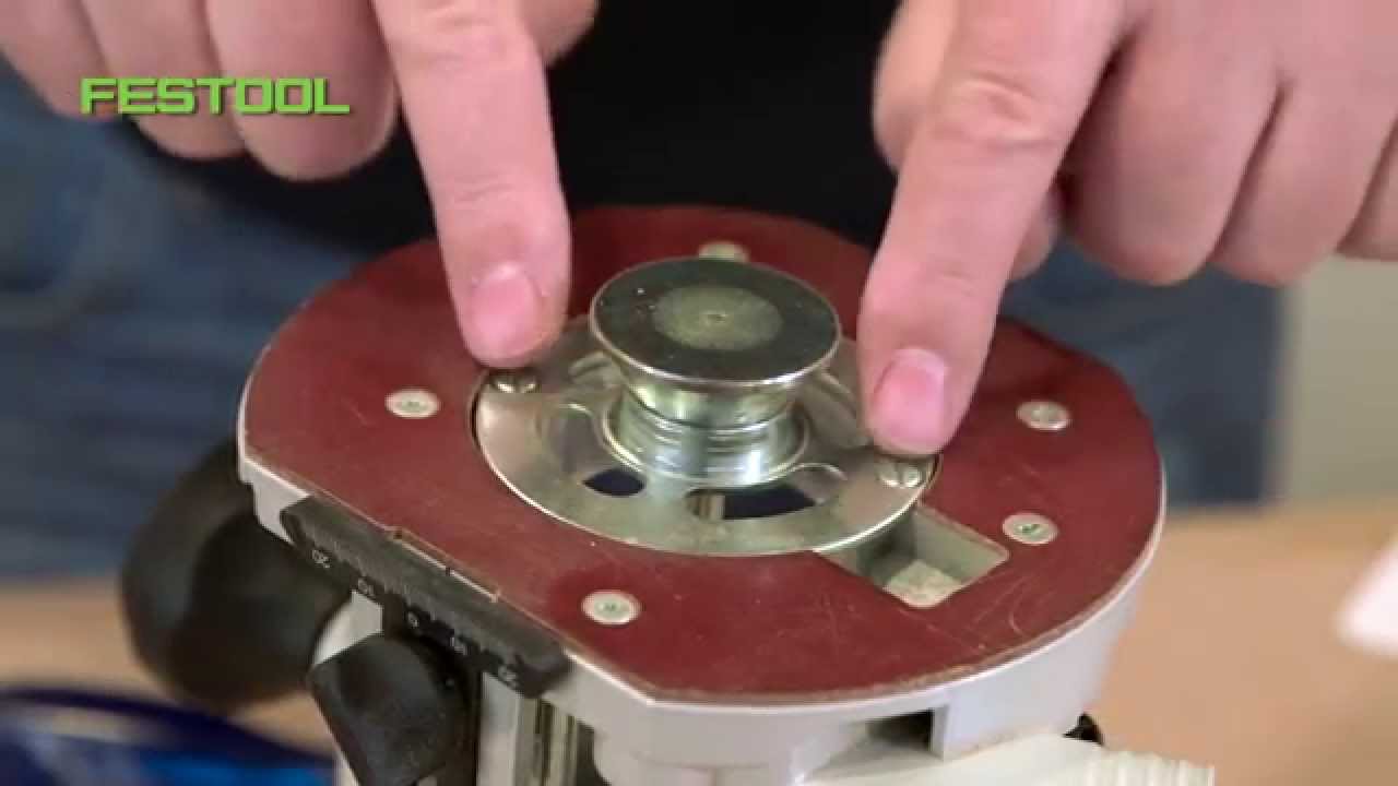 Mallen frezen met de centreerdoorn en de Festool bovenfrees | Festool NL