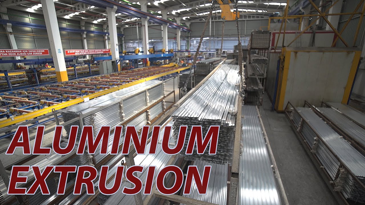 ALUMINIUM EXTRUSION Production How it's Made, Aluminium - YouTube