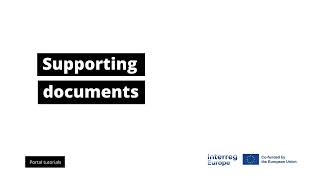 Portal tutorial: Supporting documents