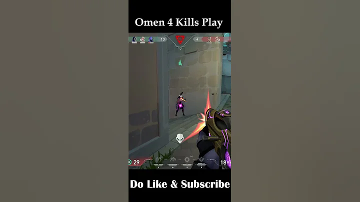 Omen 4 Kills Play in Valorant