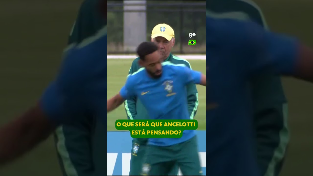 O QUE SERÁ QUE ANCELOTTI ESTÁ PENSANDO? | #shorts | Copa do Mundo 2026 | ge.globo