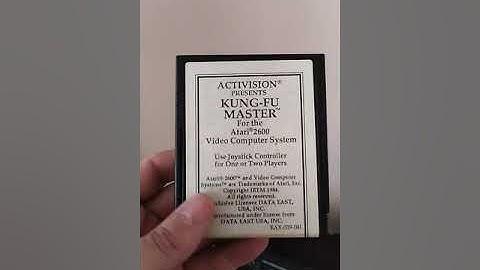 Atari 2600 kung fu master