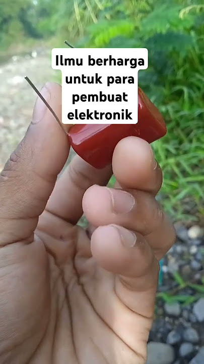 Cara pasang kapasitor di setrum ikan #setrumikan #setrumikannila #kapasitor #caraapasangkondensor