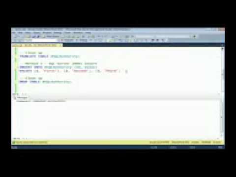 SQL-Insert Multiple Rows into Single Table - YouTube
