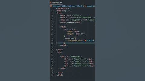 microsoft logo #html #css