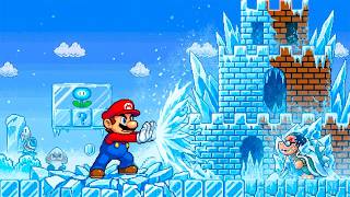 Mario Evolution From Regular Hero To A Frozen God - The Power to make all turns to ICE