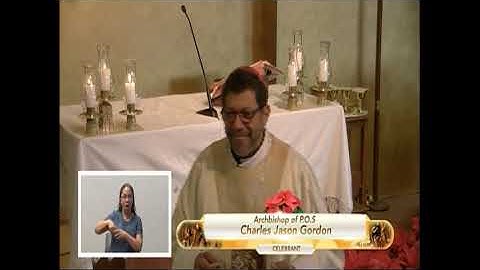 Gospel and Homily   25th December 2018.   Archbishop Jason Gordon