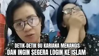 Download Lagu Detik-detik Bu Kariana Menangis Setelah Debat Ingin Masuk Islam..  MP3