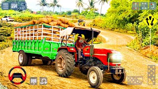 Tractor Trolley Driving Farming Simulator 3D Games - Car Driving Simulator - Android ios Gameplay screenshot 2