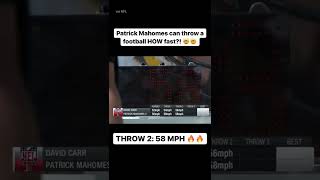 Patrick Mahomes' arm strength is just absurd. π³ #shorts Patrick Mahomes' arm strength is just absurd. π³ #shorts