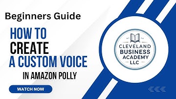 How to Create Custom Voices in Amazon Polly Using ChatGPT