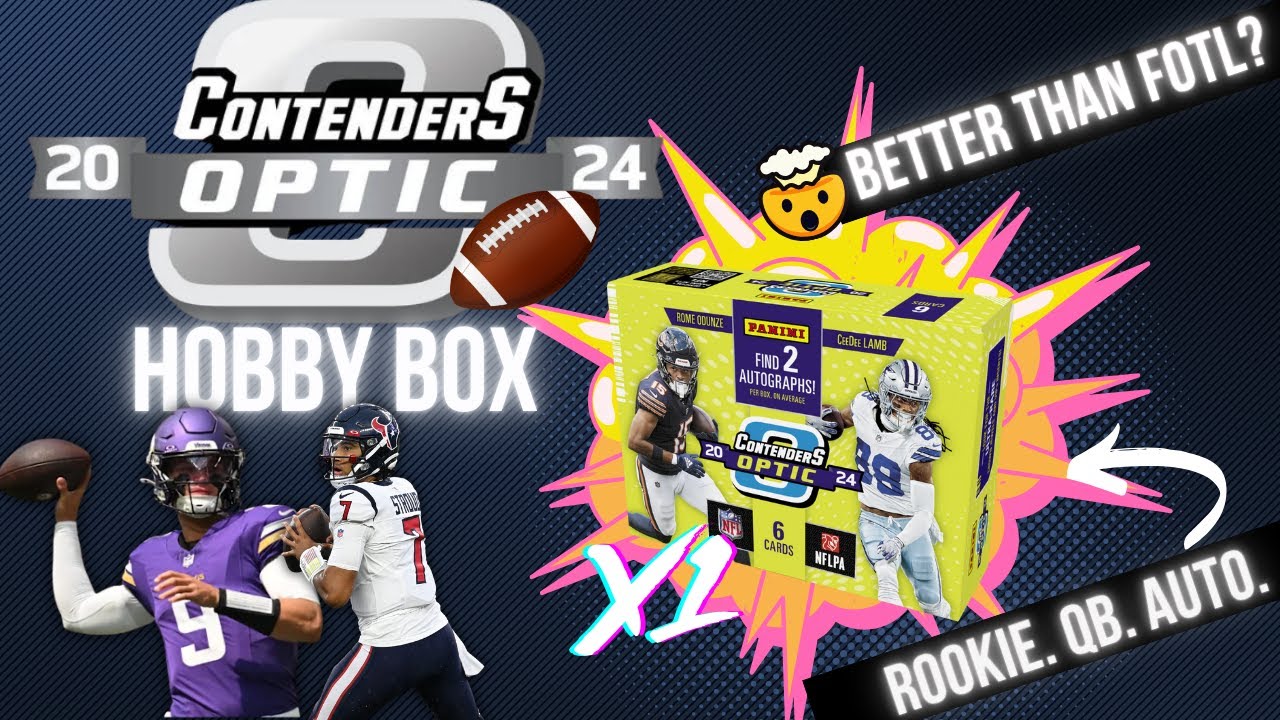 $300 For 6 Cards: Can I Profit? 2024 Contenders Optic Football Hobby Box x1