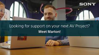 Looking for support on your next AV Project? Meet Marton!