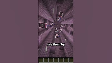 A trick to hunt shulkers in Minecraft 🟣 #shorts