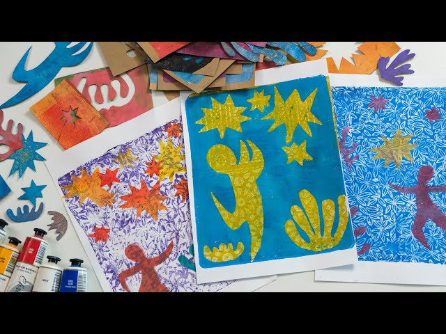 Gelli Arts® Printing with Styrofoam Plates – Printing Projects