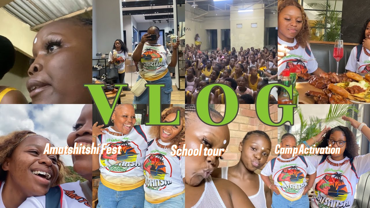 VLOG| Amatshitshi Festival| school tour| Camp activation | Valentinesday lunch