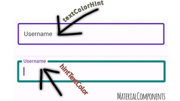 #4 Outlined TextInputLayout / Change color of hint text