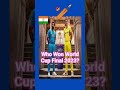 Who won World Cup final 2023? #shorts #iccworldcup2023 #final
