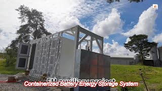 2mwh bess battery system 500kw 1mwh 40 feet solar power energy storage container 3mwh lifepo4 batter