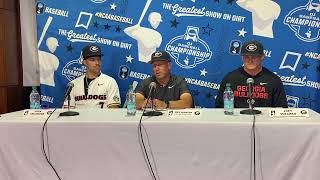 Wes Johnson, players react after Georgia baseball's weather-delayed win over Long Island
