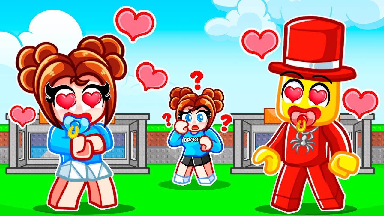 Baby Brook Has A CRUSH On Baby Sammy in Steal A Brainrot!