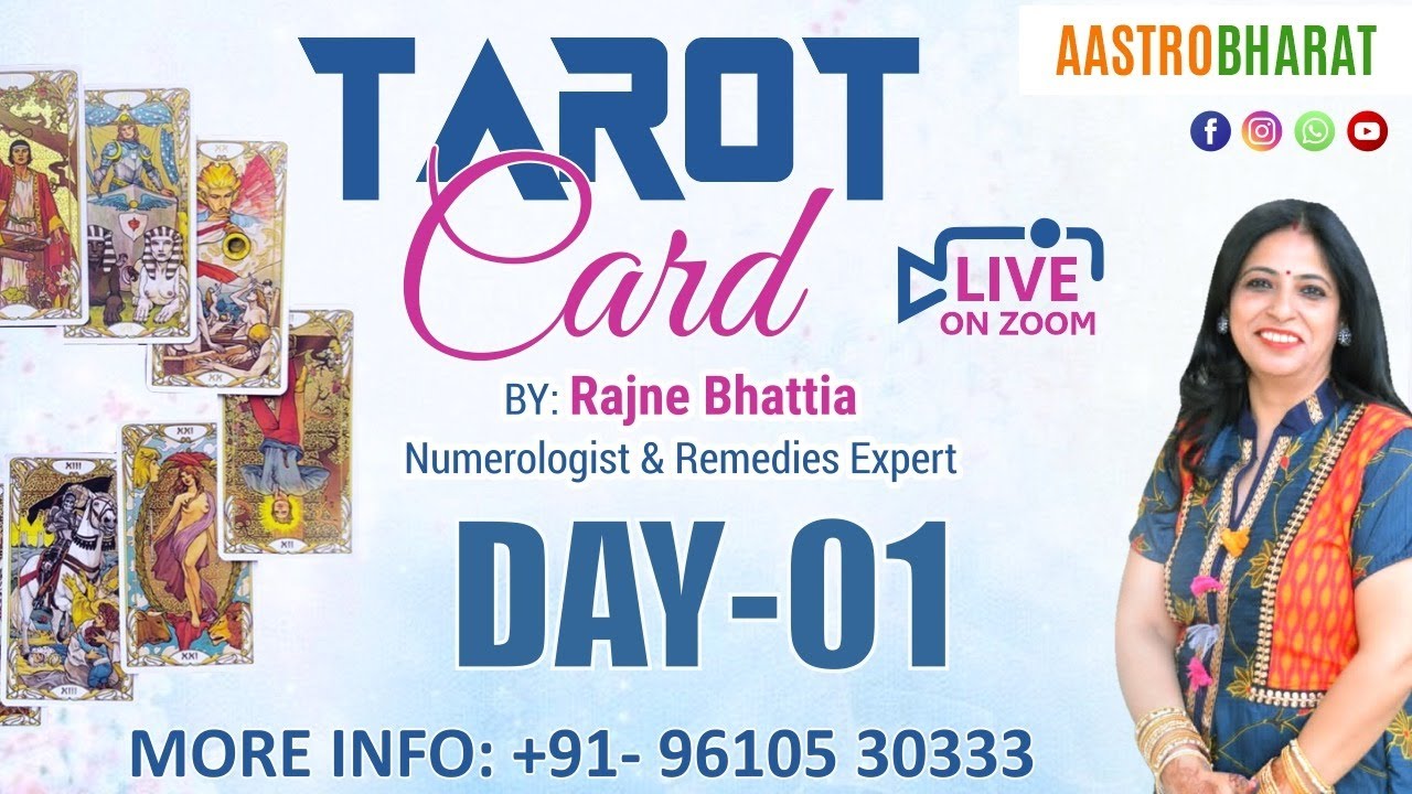 Screenshot of an in-depth tarot class video on YouTube