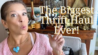 Overwhelmed With This Thrift Haul!! Let