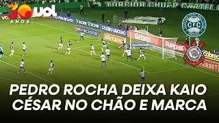 GOL DO CORITIBA! PEDRO ROCHA DÁ LINDO CORTE E FAZ O PRIMEIRO CONTRA O CORINTHIANS