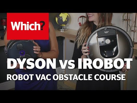 Irobot Roomba 980 vs Dyson 360 Eye - robot vacuum obstacle course