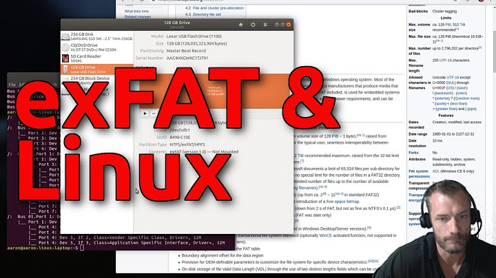 How to Use Windows exFAT USB Stick on Linux