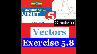 Exclusive Mathematics Grade 11 Unit 5 Exercise 5.8(Vector product)@mathT_21 Creator Profile