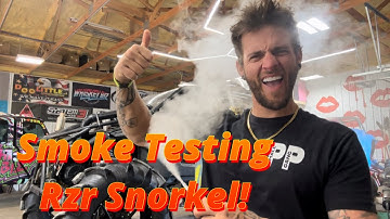 Smoke Testing My RZR Snorkel!