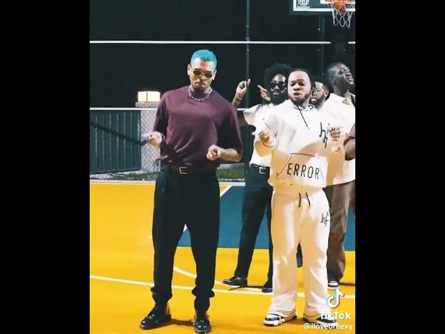 Chris Brown dancing to Unavailable 🔥 check the moves ♨️