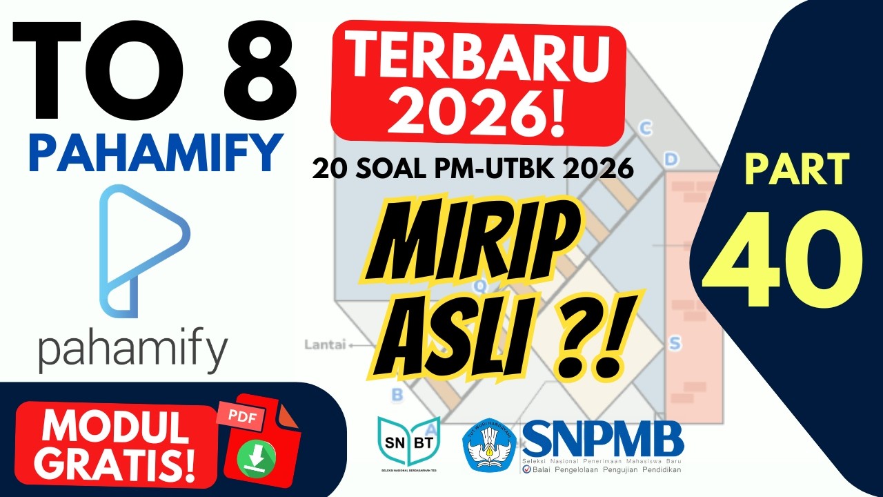 PM SNBT 2026 TERBARU 🔥 Standar Soalnya Naik? (TO 8 MIPY PAHAMIFY) Part 40