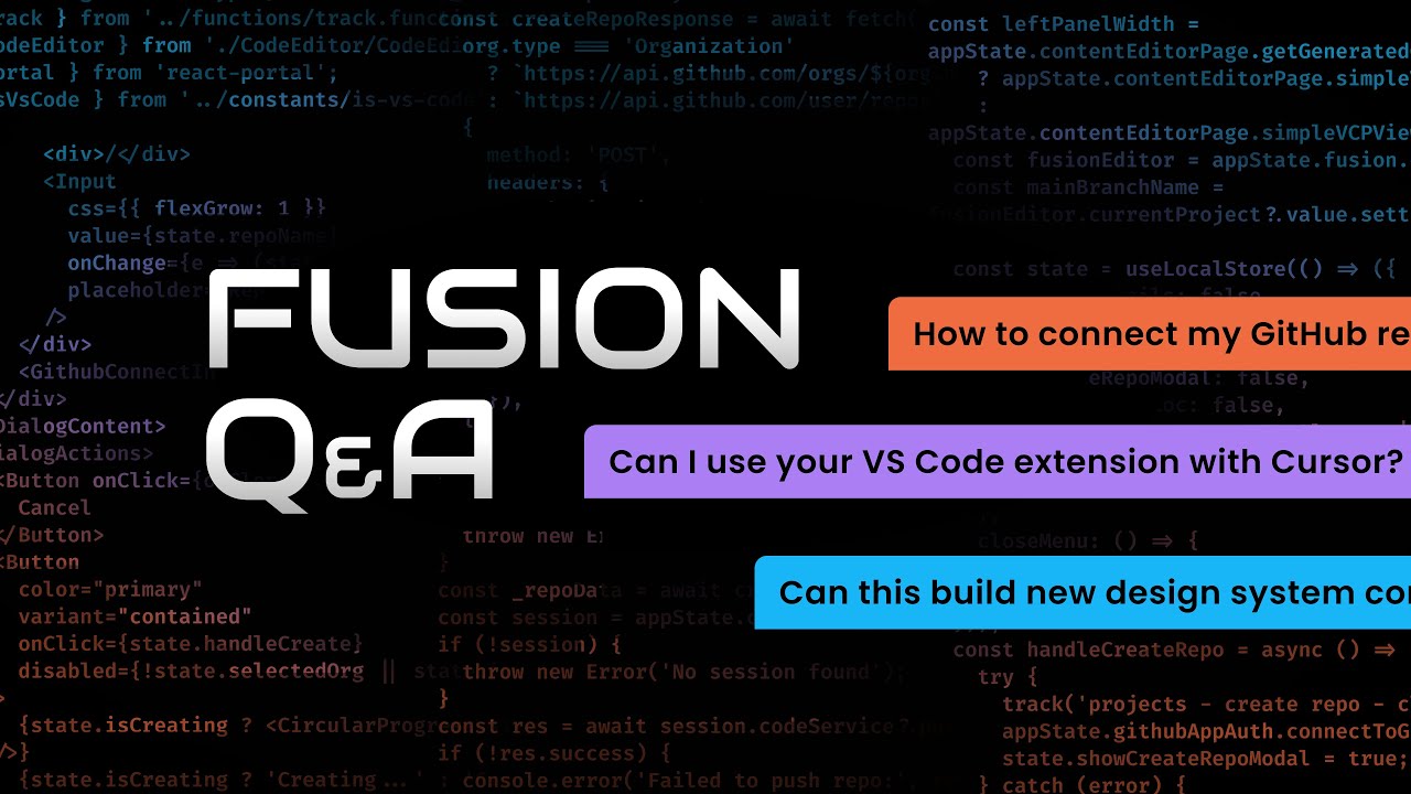 Fusion Q&A | Vibe Code at any scale - YouTube