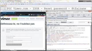 5000$ IDOR Vulneribility on vimeo.com | Insecure Direct Object References Reset Password screenshot 5