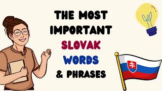 The most important Slovak words and phrases 🙌 🇸🇰 Learn Slovak, Nauč sa po Slovensky