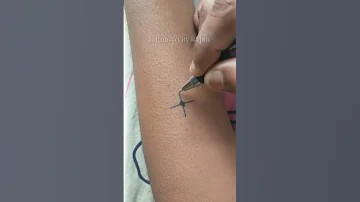 Simple Small Tattoo Making With Easy Steps 