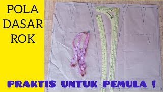 POLA DASAR ROK WANITA DEWASA untuk PEMULA !
