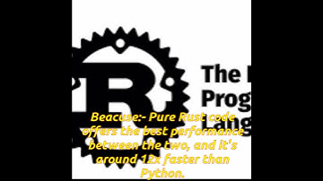 Python vs. Rust | Why Rust is better than Python? | #shorts #100daysofcode #motivation