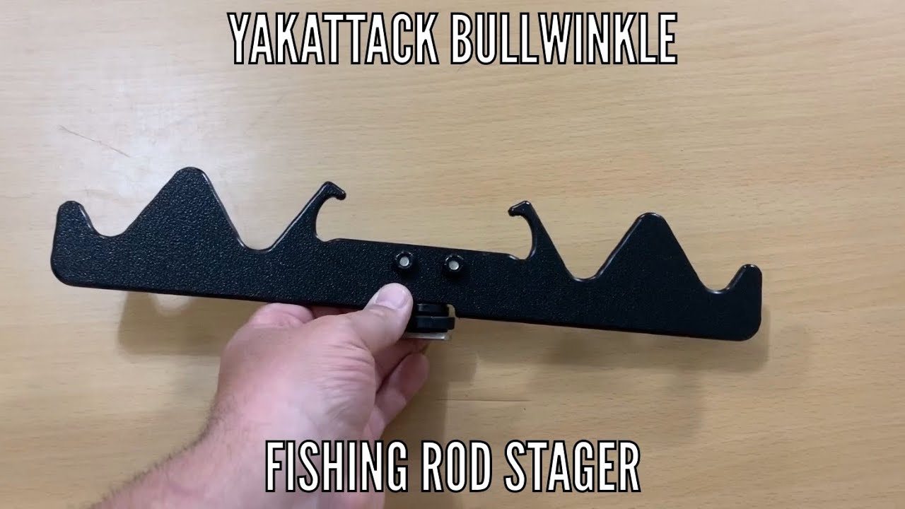 YakAttack Bullwinkle Fishing Rod Stager Kayak Fishing Rigging YouTube