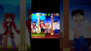 Match steps MAIZEN - Twin Telepathy Challenge 😳 (Minecraft Animation) #minecraft​ #maizenminecraft