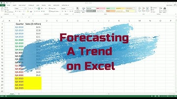 Forecasting a Trend on Excel Made Easy