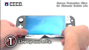HORI Nintendo Switch Lite Screen Protective Filter Tutorial (How to Guide)